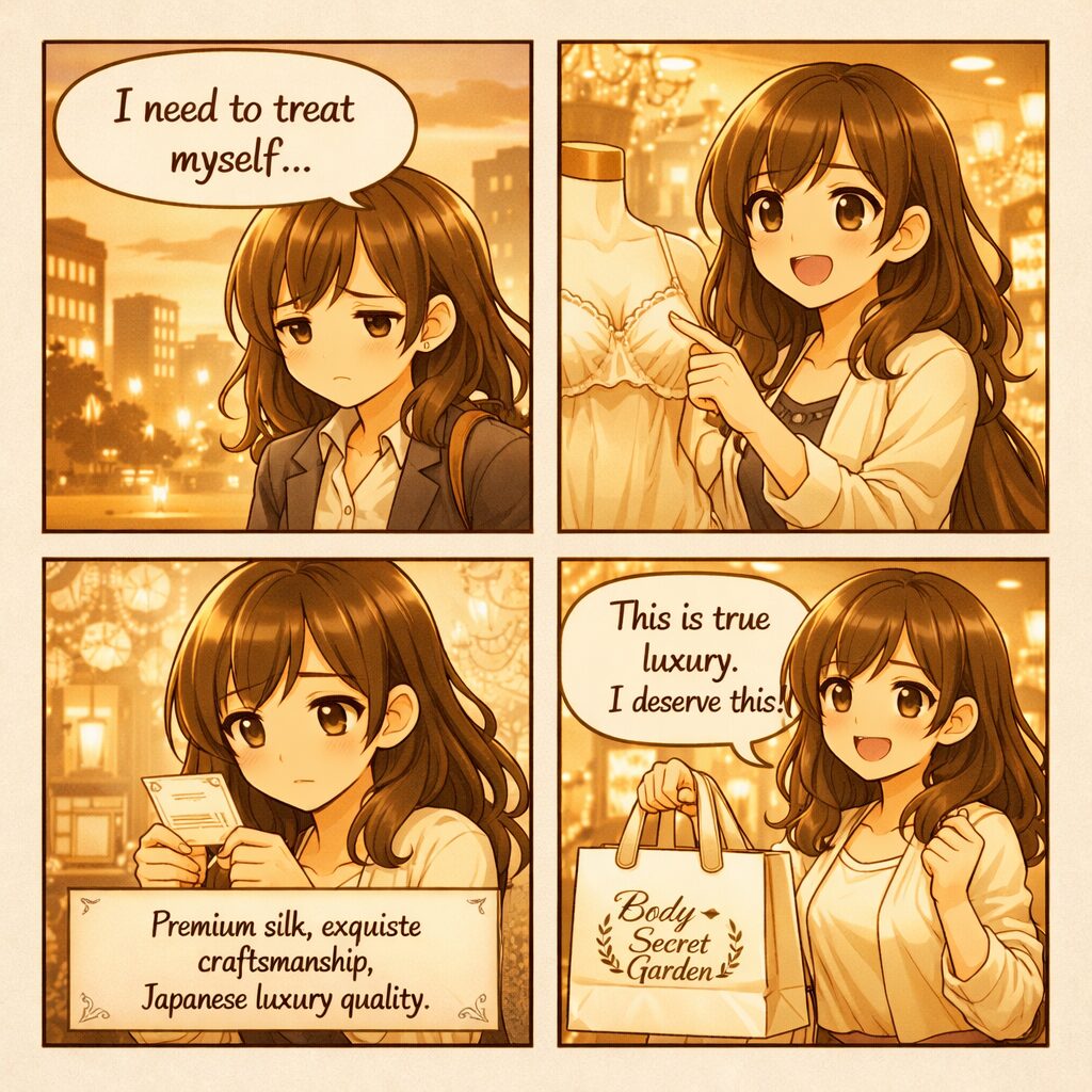 Luxury Lingerie story comic
