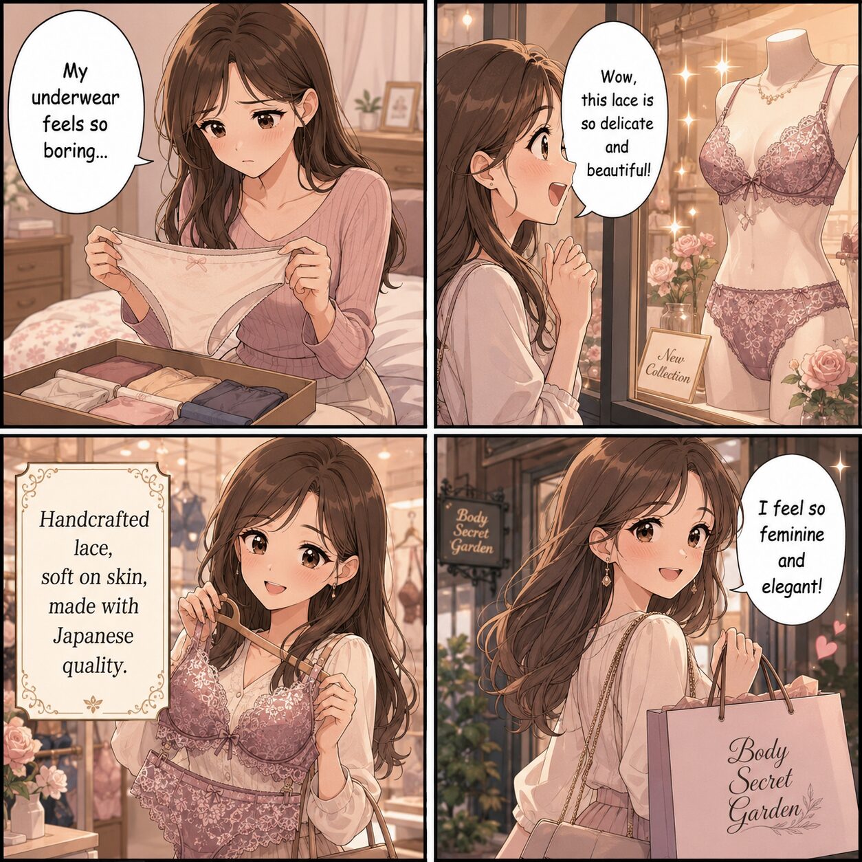 Lace Lingerie comic