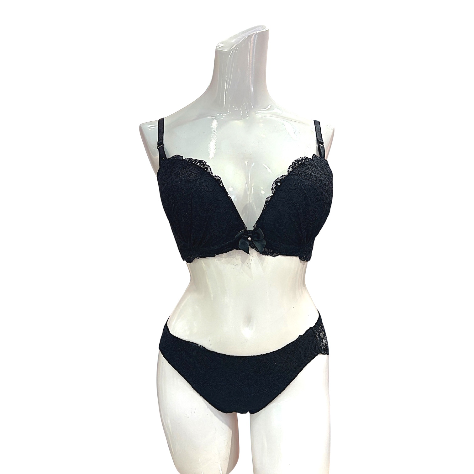 5003 red / white / black / green / navy | dd cup lace bra & panty set