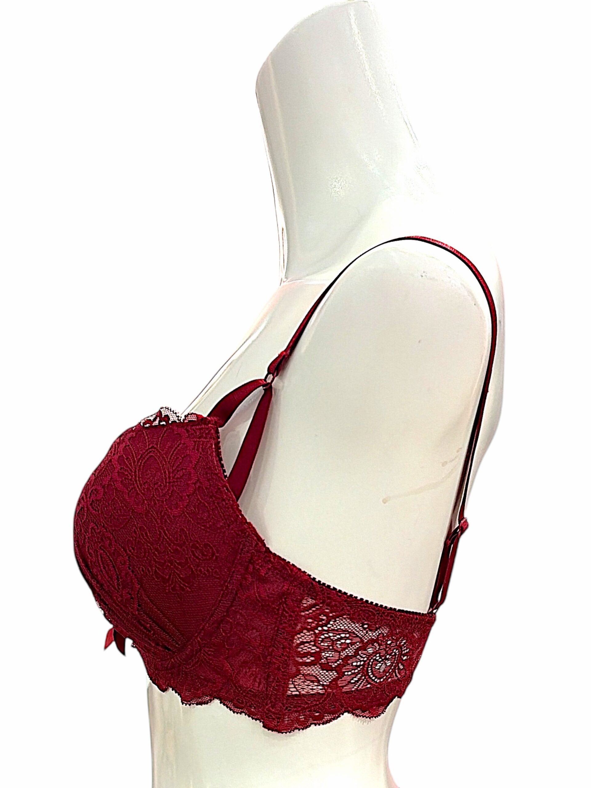 5003 red / white / black / green / navy | dd cup lace bra & panty set