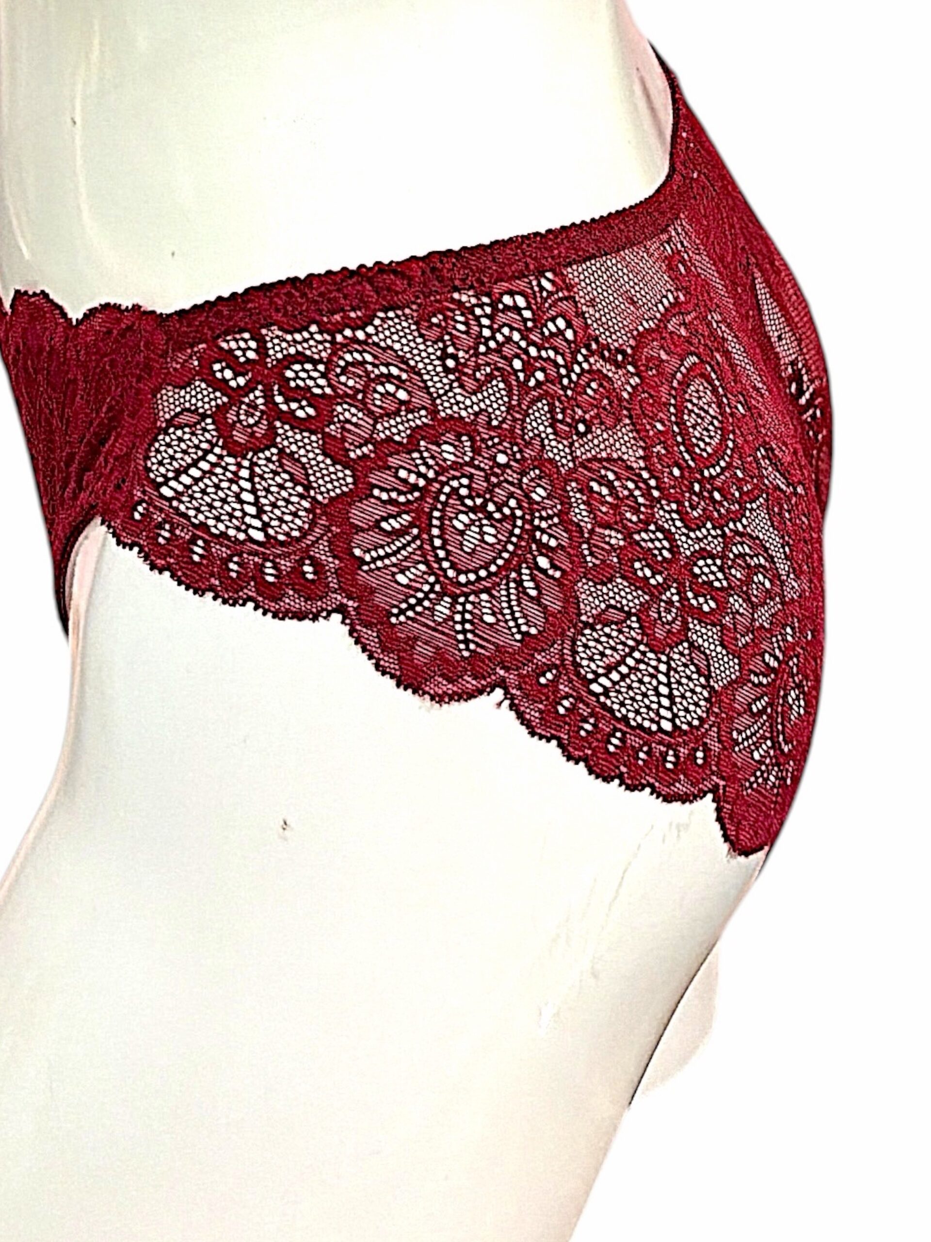 5003 red / white / black / green / navy | dd cup lace bra & panty set