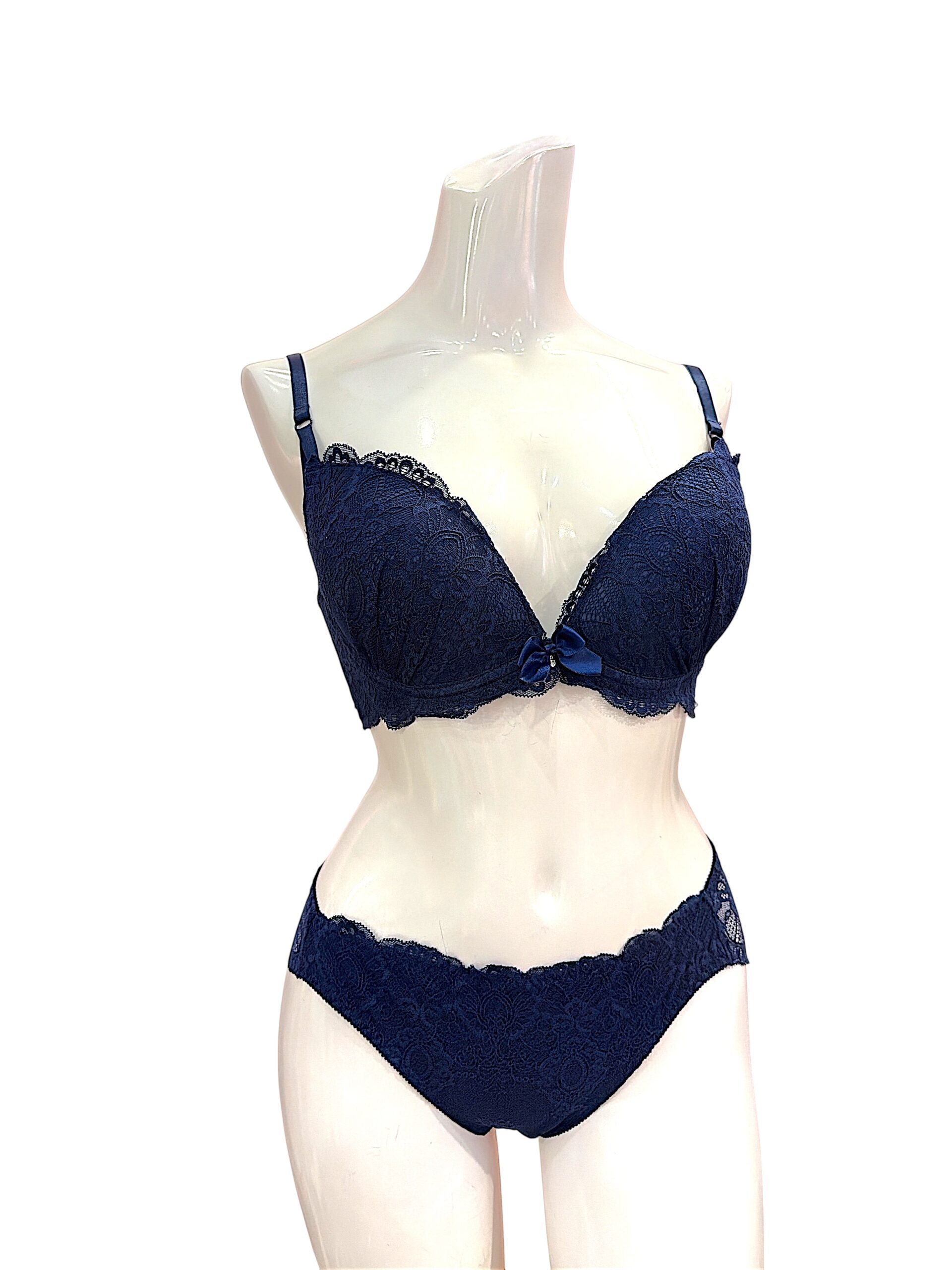 5003 red / white / black / green / navy | dd cup lace bra & panty set