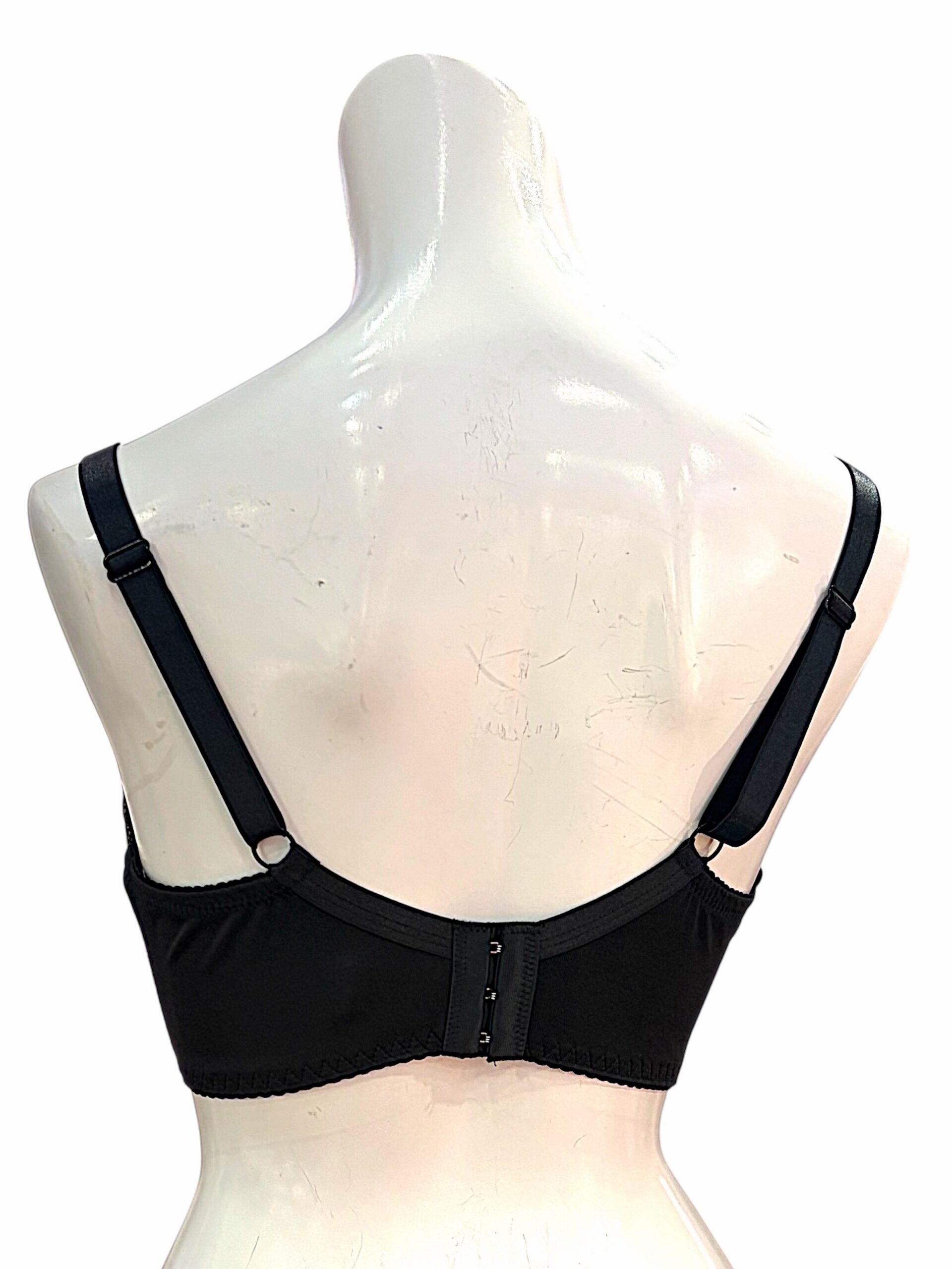 8000301 pink & black floral | dd cup lace bra & panty set