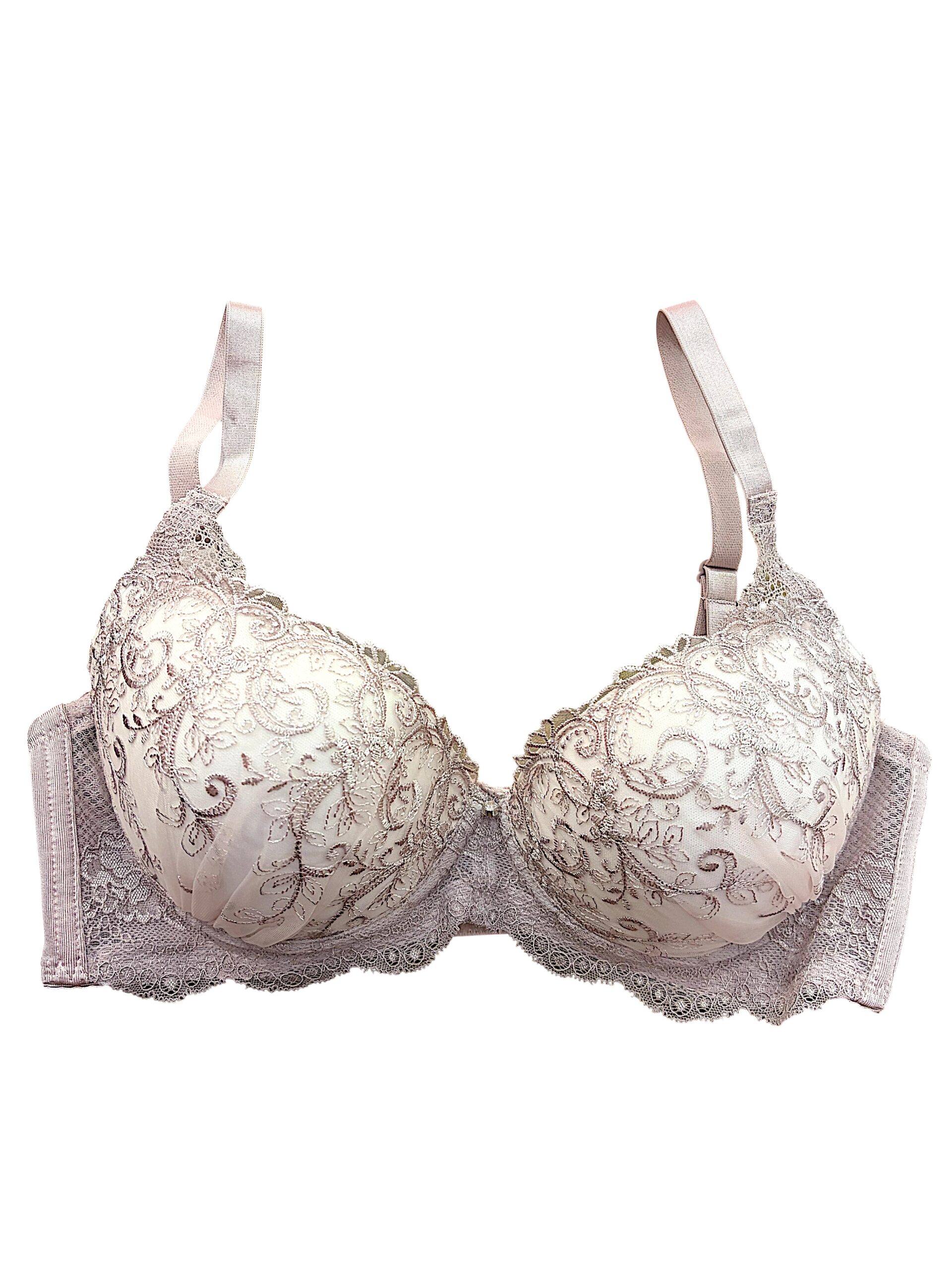 8000301 pink & black floral | dd cup lace bra & panty set