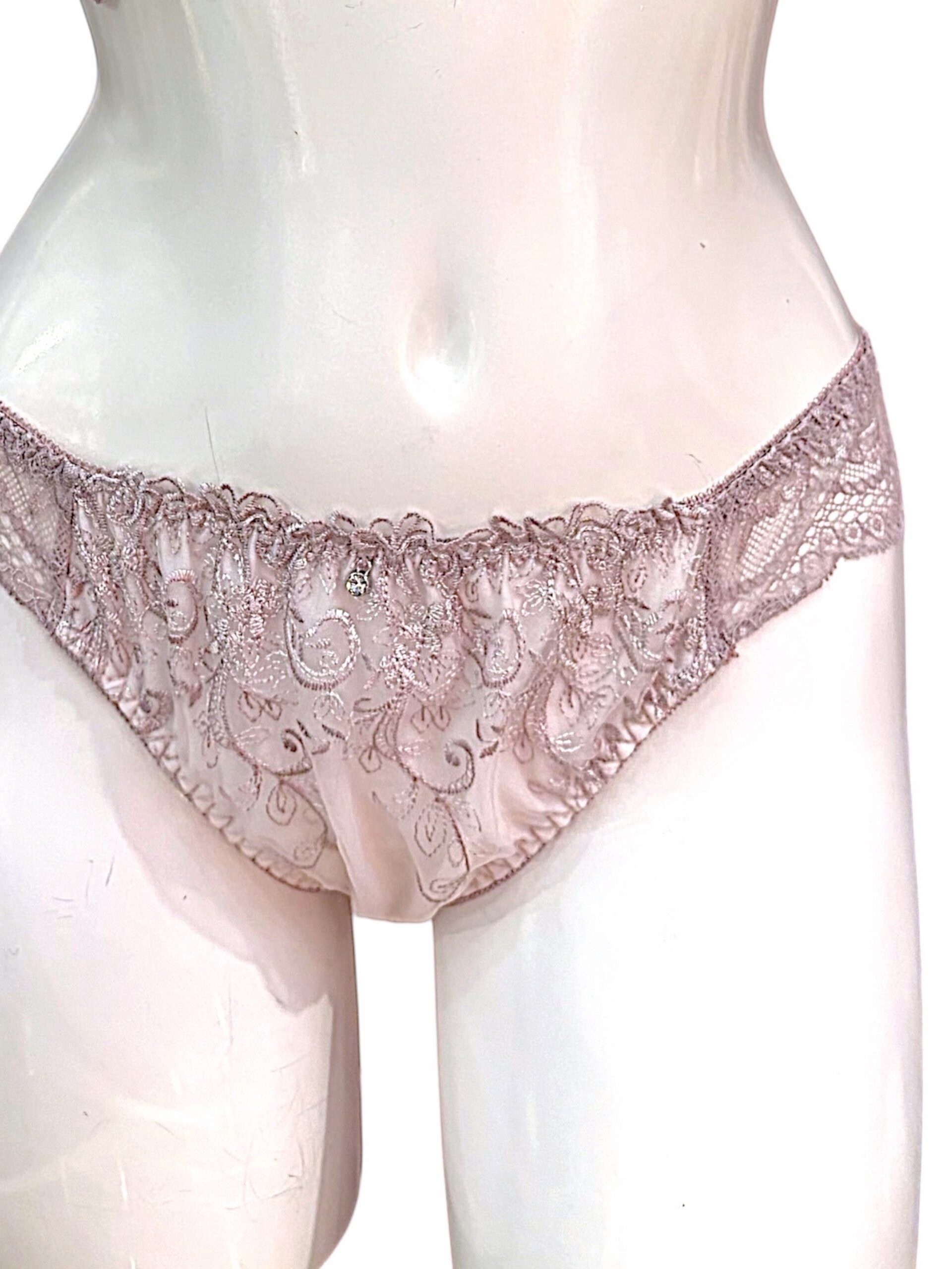 8000301 pink & black floral | dd cup lace bra & panty set