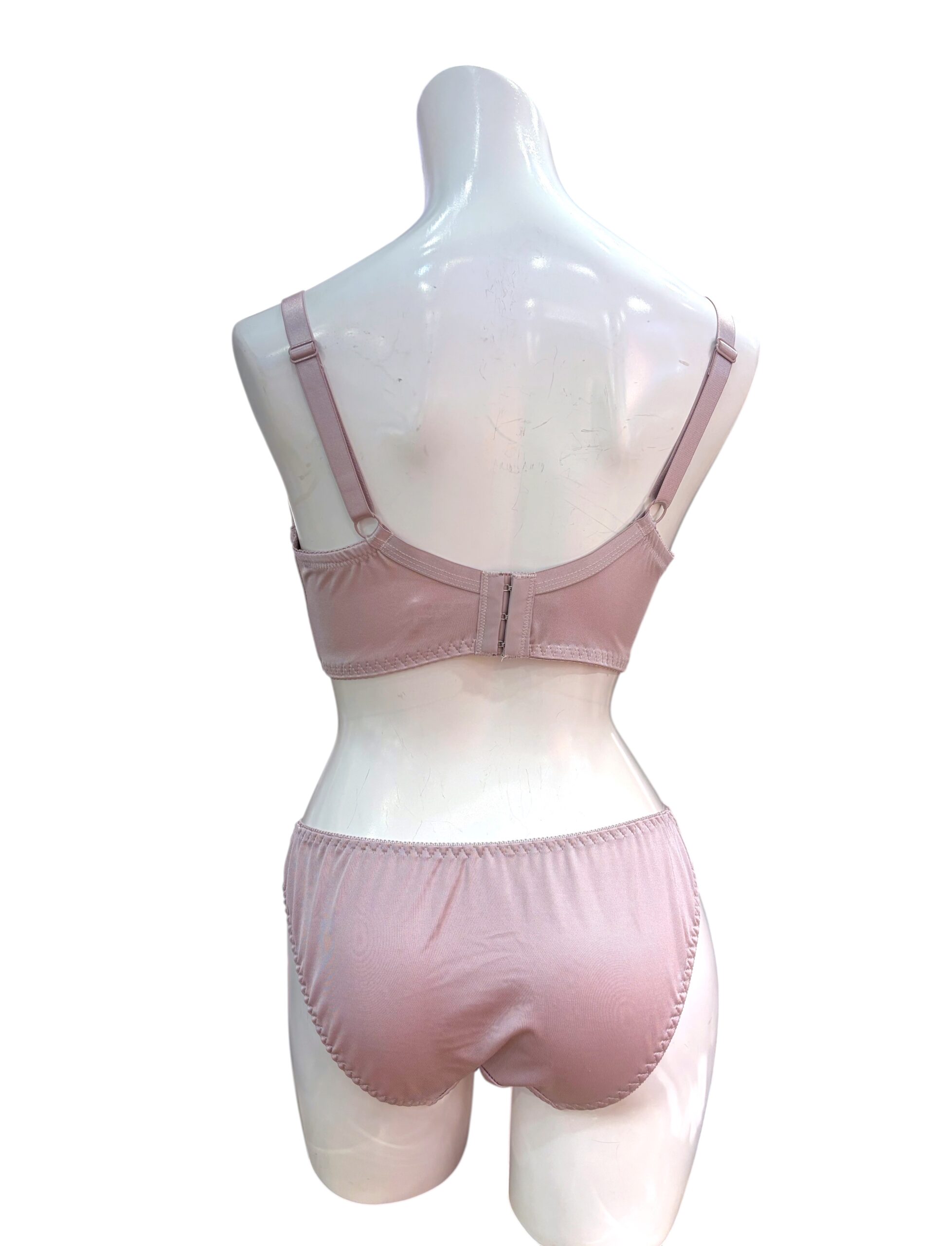 8000301 pink & black floral | dd cup lace bra & panty set