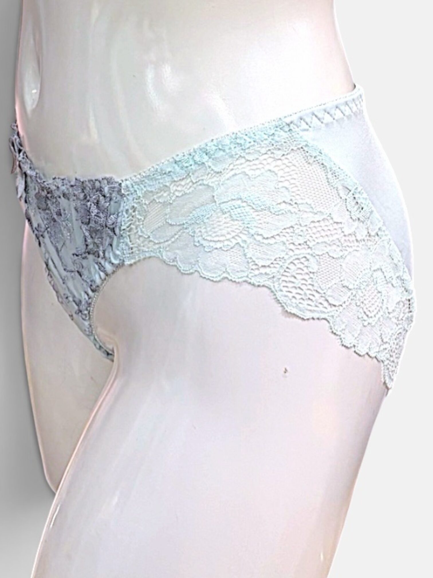 Green & Pink Floral | D-DD cup Lace Bra & Panty Set - Image 23