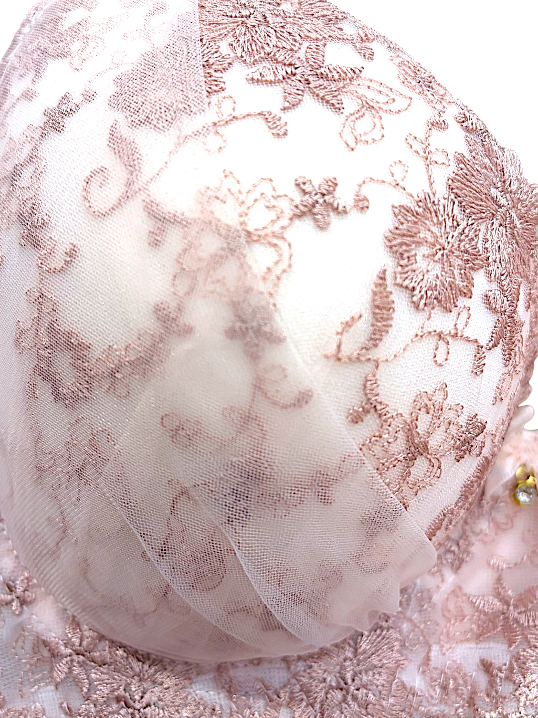 Green & Pink Floral | D-DD cup Lace Bra & Panty Set - Image 19
