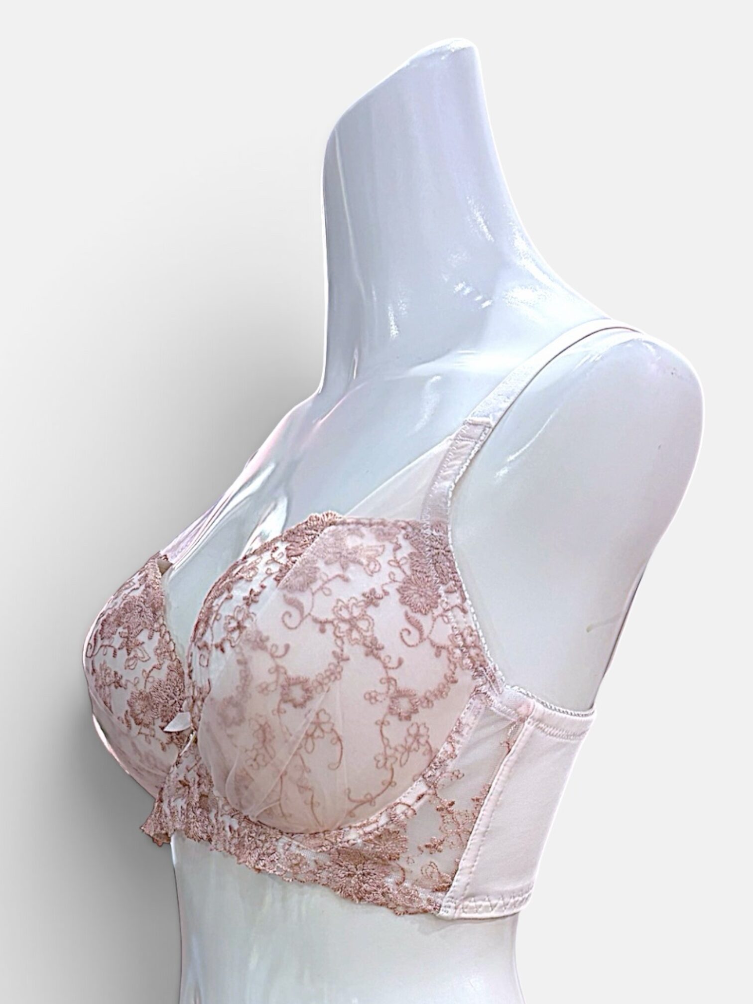 Green & Pink Floral | D-DD cup Lace Bra & Panty Set - Image 12