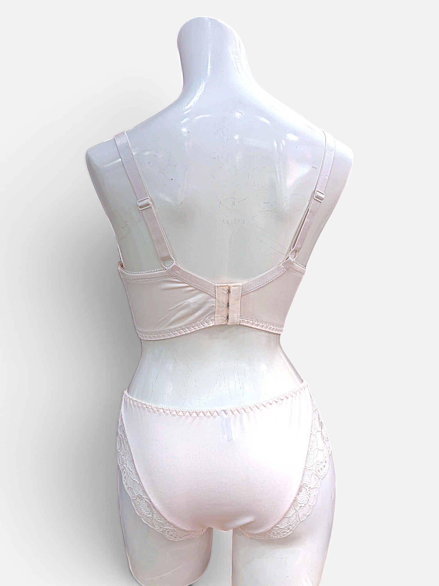 Green & Pink Floral | D-DD cup Lace Bra & Panty Set - Image 10