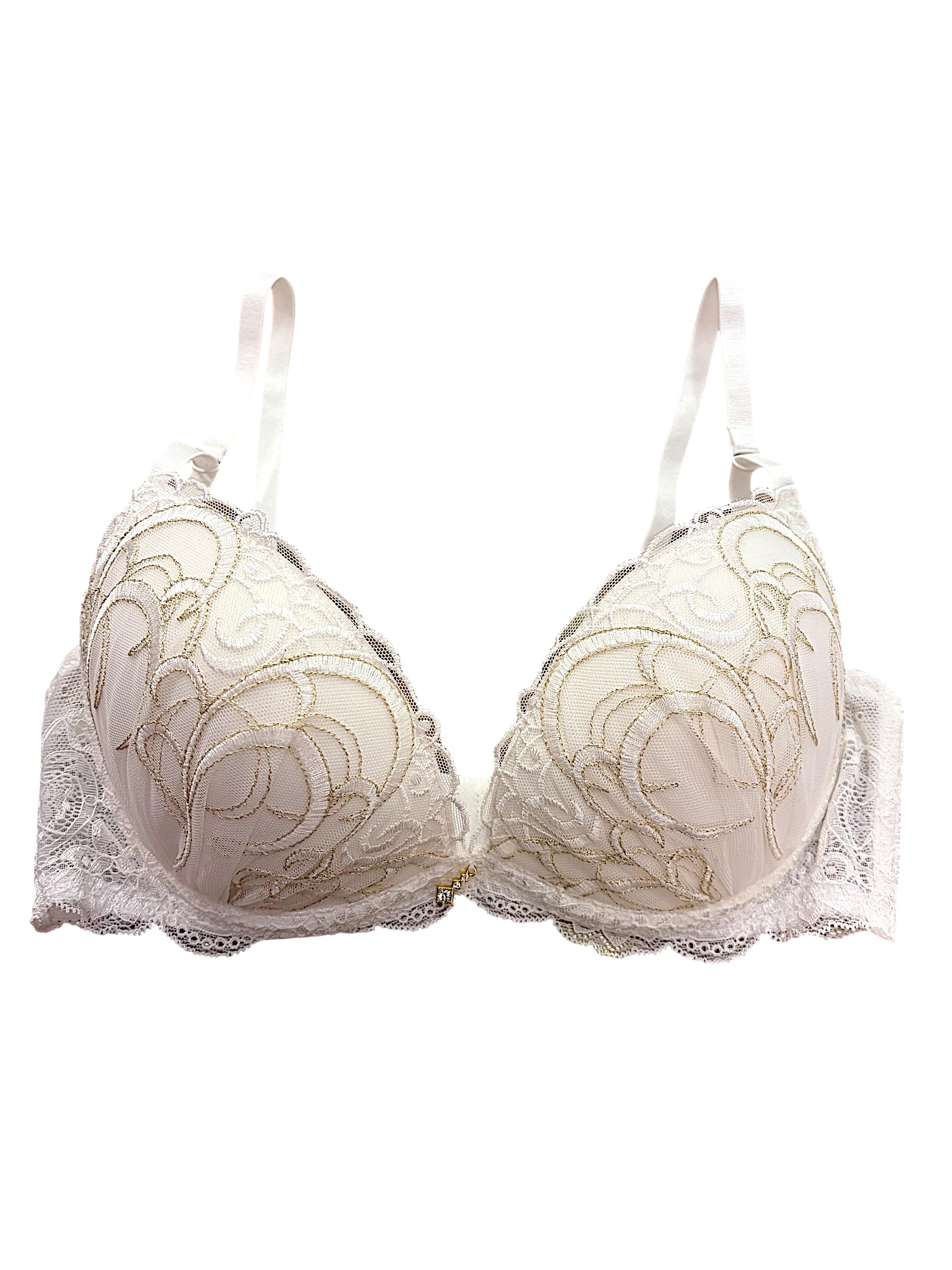 White / Black / Red | D-DD cup Lace Bra & Panty Set - Image 36