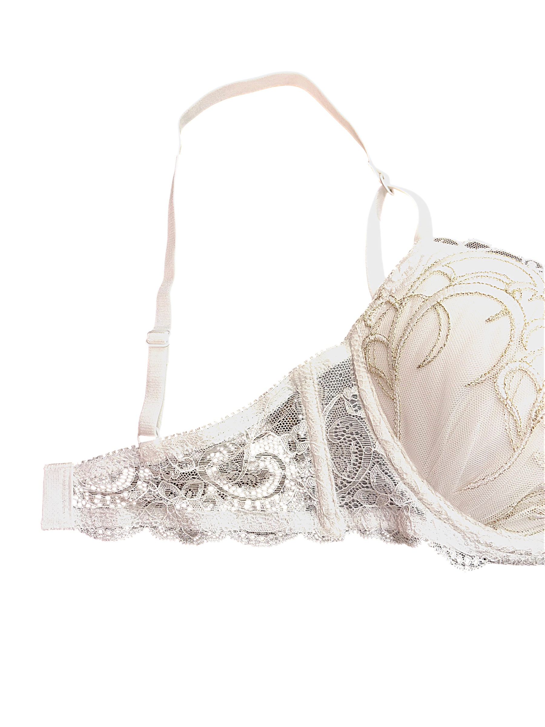 White / Black / Red | D-DD cup Lace Bra & Panty Set - Image 33