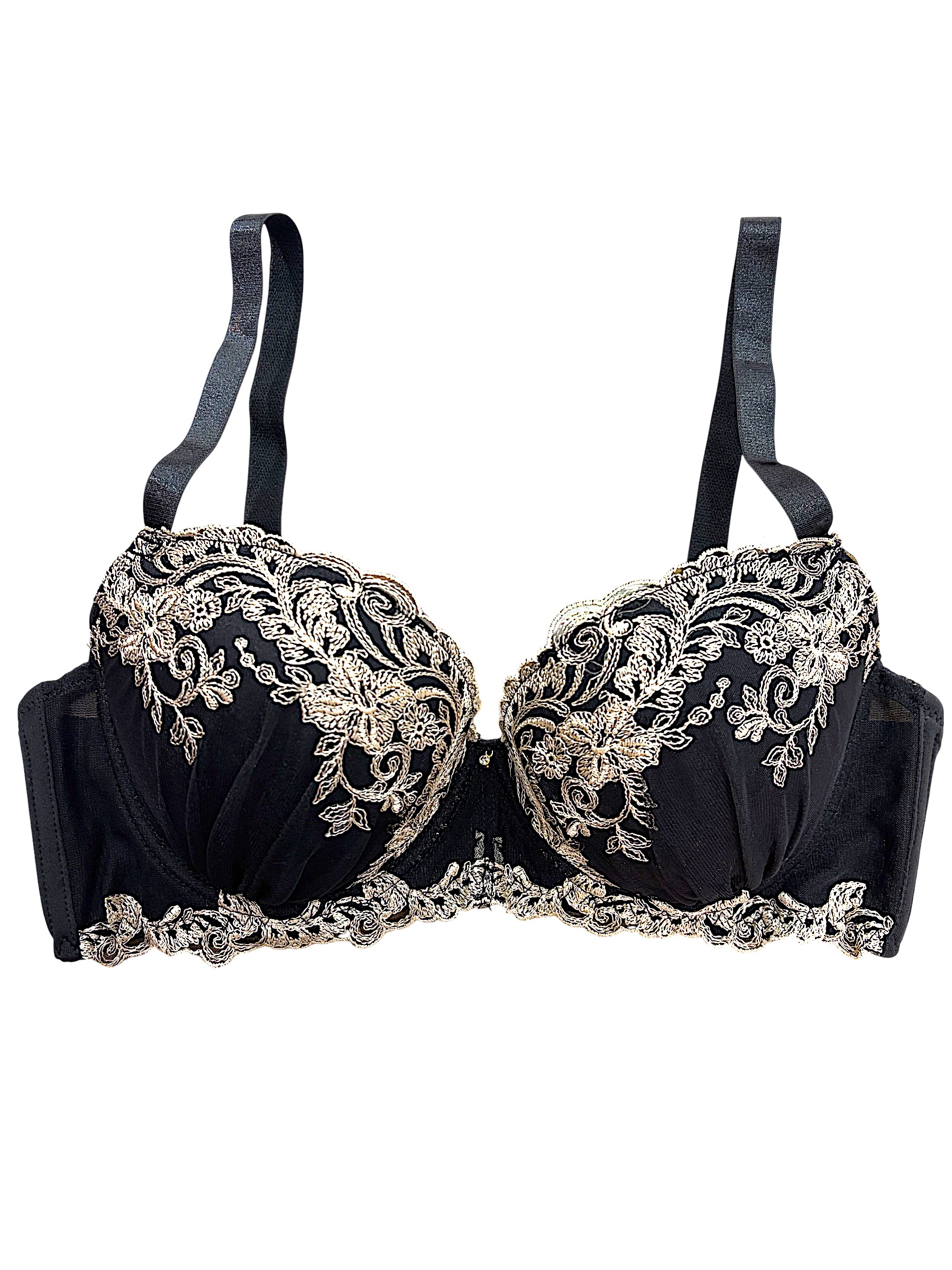 Black & White Lace Bra & Panty Set | D-DD Cup - Image 33