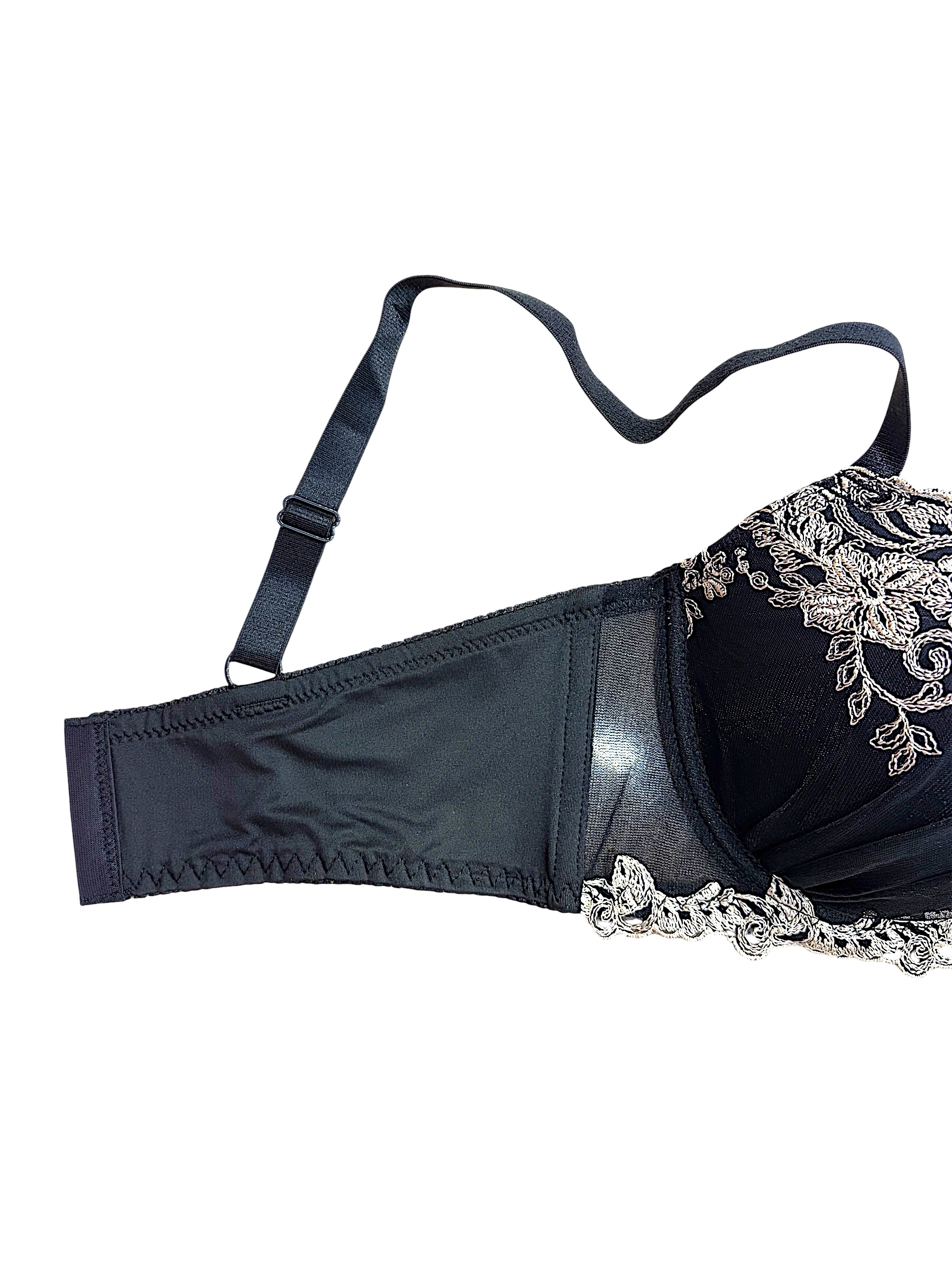 Black & White Lace Bra & Panty Set | D-DD Cup - Image 30