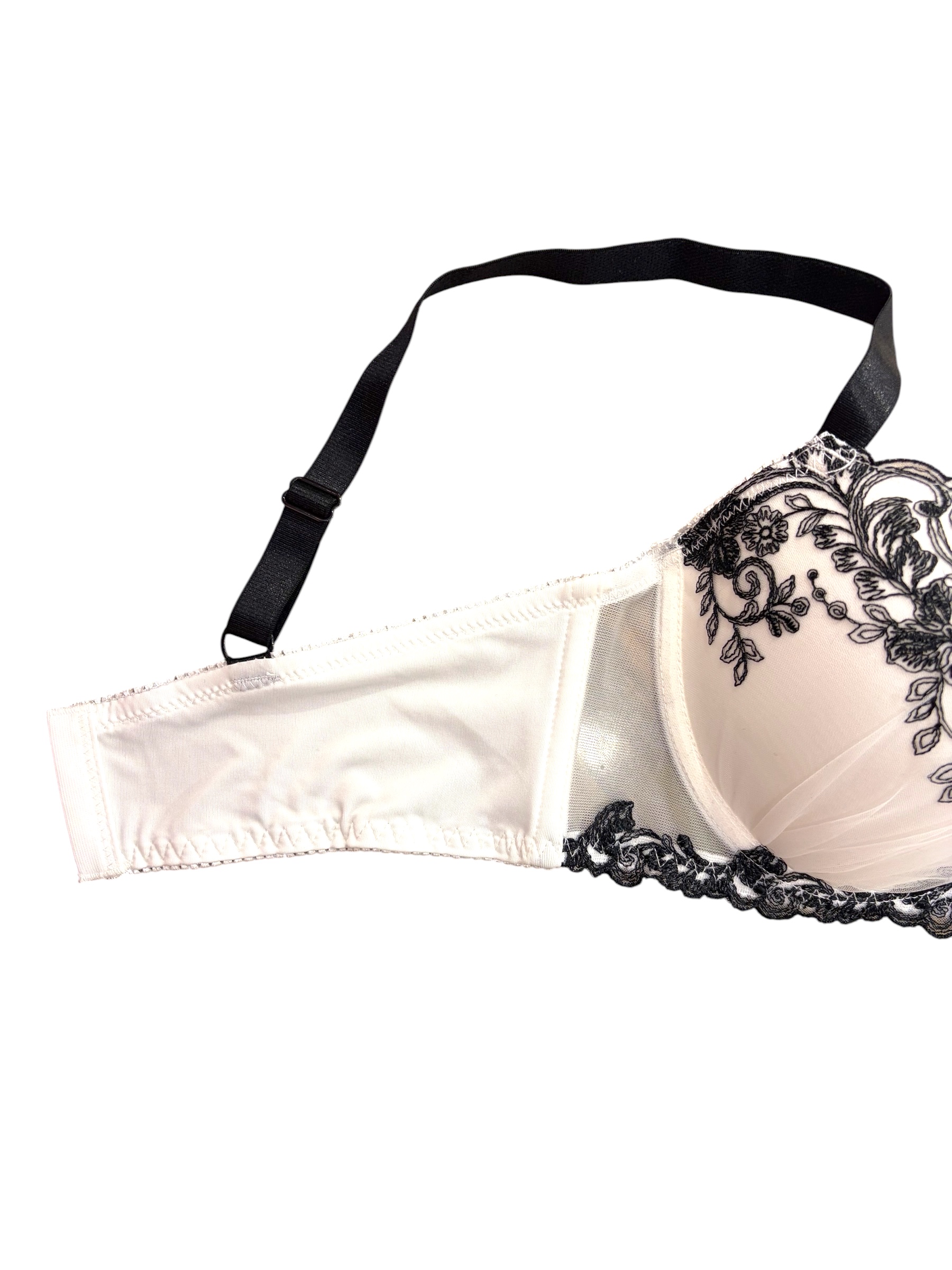 Black & White Lace Bra & Panty Set | D-DD Cup - Image 17